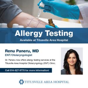 Allergy Testing at Titusville Area Hospital Physician Services