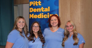 Dental hygienist students at TAH and PItt